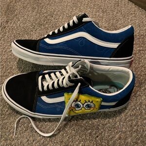 Sponge bob Vans Black and Blue
